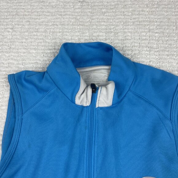 SUGOI Full Zip Cycling Womens Jersey Blue Sleeveless XS Sports Activewear - Picture 10 of 16